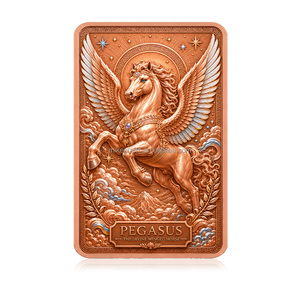 Venta al por Mayor de Barras de Cobre de 5oz con Impresión de Mitología Griega, Colección de Mitos Olímpicos, <span class=keywords><strong>Zeus</strong></span>, Atenea, Pegaso, Regalos de Recuerdo - Product Image 3