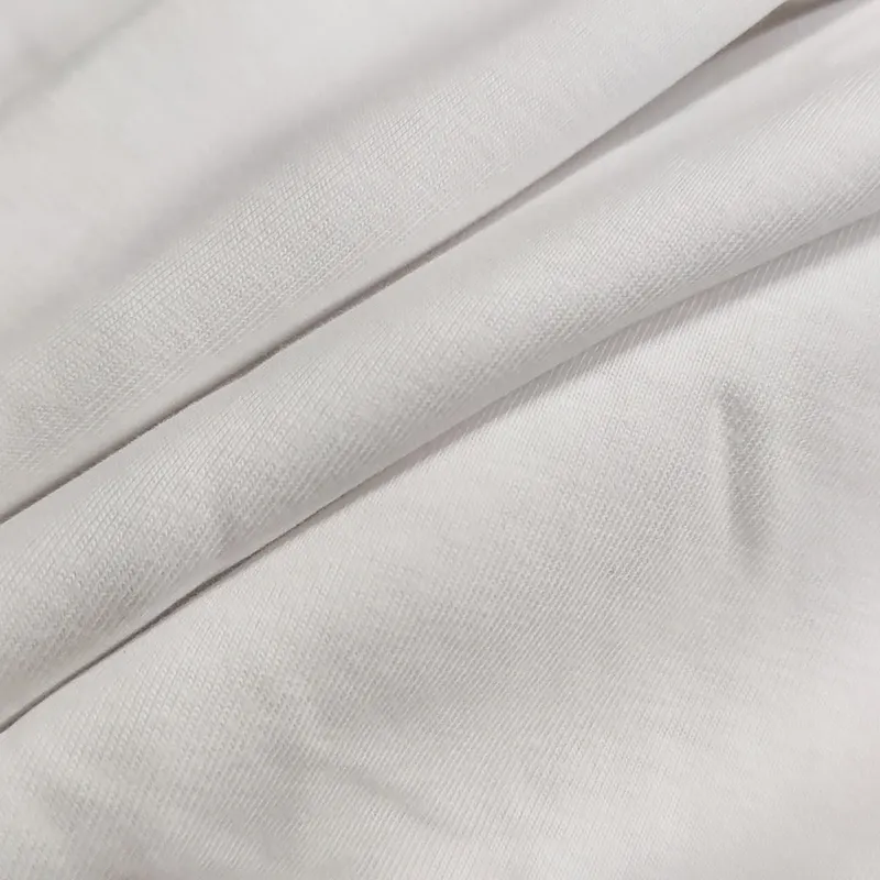 Tecido de malha 100% algodão para camisetas de tecido de alta qualidade, amostra grátis 200gsm