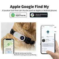 Nouveau Collier Connecté GPS pour Animaux 2026 avec Caméra HD 1080P Findhub&Findmy – Localisateur Bluetooth Anti-Perte pour Chiens