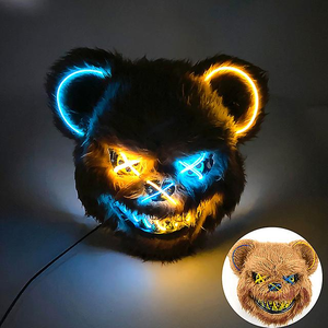 <span class=keywords><strong>Lapin</strong></span> EL <span class=keywords><strong>Masque</strong></span> Festival Cosplay Halloween Effrayant Carnaval Costume Fête <span class=keywords><strong>Horreur</strong></span> Sang <span class=keywords><strong>Lapin</strong></span> Ours Led Clignotant <span class=keywords><strong>Masque</strong></span> - Product Image 3