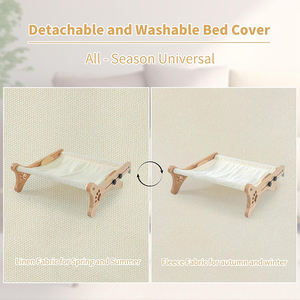 WDF moderno in legno gatto finestra posatoio regolabile distanza robusto mensole a parete letto nido per animali domestici forniture mobili per gatti amaca - Product Image 4