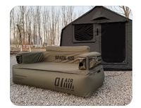 Tente de camping gonflable quatre saisons, imperméable et coupe-vent, tente pop-up, ouverture automatique rapide, pliable, portable, canapé