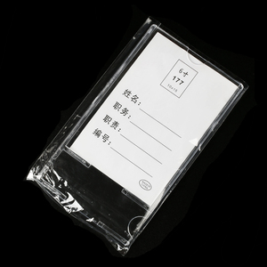 Tùy Chỉnh Duy Nhất Và Hai Lớp Rõ Ràng Acrylic Khe Cắm Thẻ Acrylic Bộ Phận Kinh Doanh Nơi Thẻ Tên Trường Hợp - Product Image 6