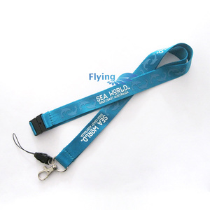 Lanières de cou en polyester imprimées numériques personnalisées crochet écran économique pas de commande minimale lanière porte-badge en PVC - Product Image 1