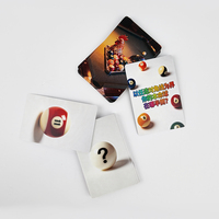 Fabricant de jeux de cartes publicitaires personnalisés haut de gamme OEM ODM Impression de cartes de poker publicitaires pour cadeaux d'entreprise
