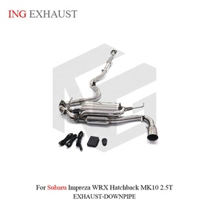 Sistema de Escape Valvetronic de Acero Inoxidable ING para Subaru <span class=keywords><strong>Impreza</strong></span> WRX <span class=keywords><strong>Hatchback</strong></span> MK10 2.5T, Piezas de Alto Rendimiento al por Mayor - Product Image 2
