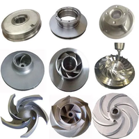 Turbine de pompe en acier inoxydable SS304, moulage de précision par procédé de cire perdue, tolérance P690-D2 0,02 mm, certifiée ISO9001