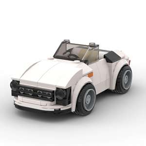 Kit de modèle de voiture de course célèbre <span class=keywords><strong>Super</strong></span> Sport, bricolage, briques miniatures, voitures, instructions en papier, jouets, ensemble de blocs de construction pour garçons - Product Image 3