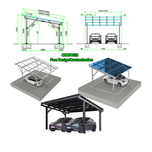 Système de montage au sol pour panneaux photovoltaïques de qualité commerciale, esthétique résidentielle, à usage mixte, pour structure de stationnement solaire - Product Image 4