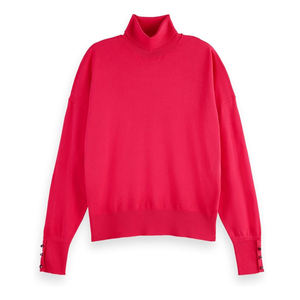 Top de Punto Acanalado con Cuello Alto para Mujer, Diseño Personalizado, Ajuste Delgado, con Logotipo Frontal y Servicio OEM/ODM - Product Image 5