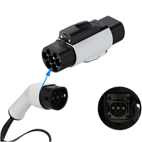 Adaptateur de chargeur EV NTO Type 2 vers GB/T pour véhicules électriques chinois GBT 32A 480VAC Max 3 phases IEC 62196-2 vers GB/T 20234