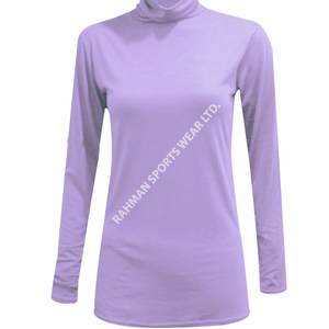 Stylish <b>Roll</b> <b>Neck</b> T-Shirt Full Sleeve for Modern <b>Women</b> Versatile Looks Comfortable and Trendy Everyday Tee Classic and Chic - Product Image 6