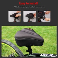 Housse de selle de vélo en silicone imperméable, douce, épaisse et confortable, adaptée aux vélos ordinaires – Offre spéciale