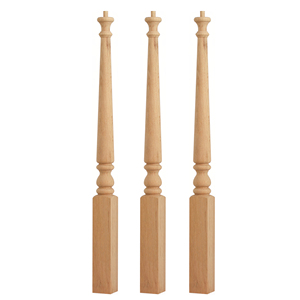 Hiện đại rắn sồi đỏ newel thân thiện với môi nhà máy trực tiếp, Việt Nam newel bài rắn sồi đỏ newel bài - Product Image 3