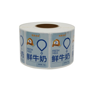 High Quality Customized Rectangle Labels , Synthetic Paper Stickers For Delicious Popcorn Plastic Bottle