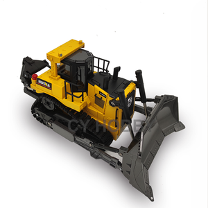 <span class=keywords><strong>Bulldozer</strong></span> RC <span class=keywords><strong>HUINA</strong></span> 569 1569 2.4G 1:16 9 canaux avec chargeur de lumière et télécommande - Product Image 1