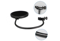 Microphone Pop Filter Mask Shield Double Couche Mic Filtre Populaire pour Studio Professionnel