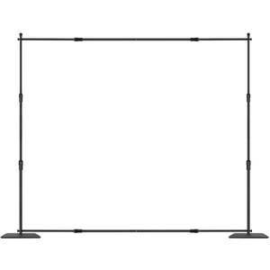 DB Wholesale Heavy Duty 10ft X 10ft Kit de drapé de tuyau avec base en acier au carbone réglable 6 'support de fond de support de fond - Product Image 6