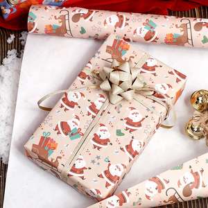 High Quality Wholesale 80g <b>Christmas</b> Offset <b>Paper</b> Tissue 43*300cm Gift Luxury Custom Birthday Packaging <b>Wrapping</b> <b>Paper</b> <b>Roll</b> - Product Image 5