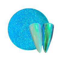 Meerjungfrau Chamäleon Lidschatten Pigment pulver Mehrfarbiges Regenbogen Chrom Optischer Effekt Glitter Kosmetik pulver