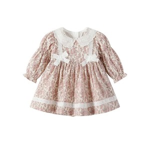 Chic vestito da ragazza coreano a maniche lunghe stile Mori floreale per la primavera dolce principessa abito decorativo in pizzo - Product Image 5