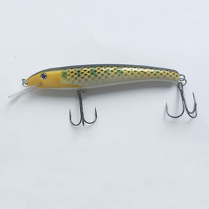 4/0トレブルフック付きハードハルコプラスチックルアー塗装ボディ - Product Image 4