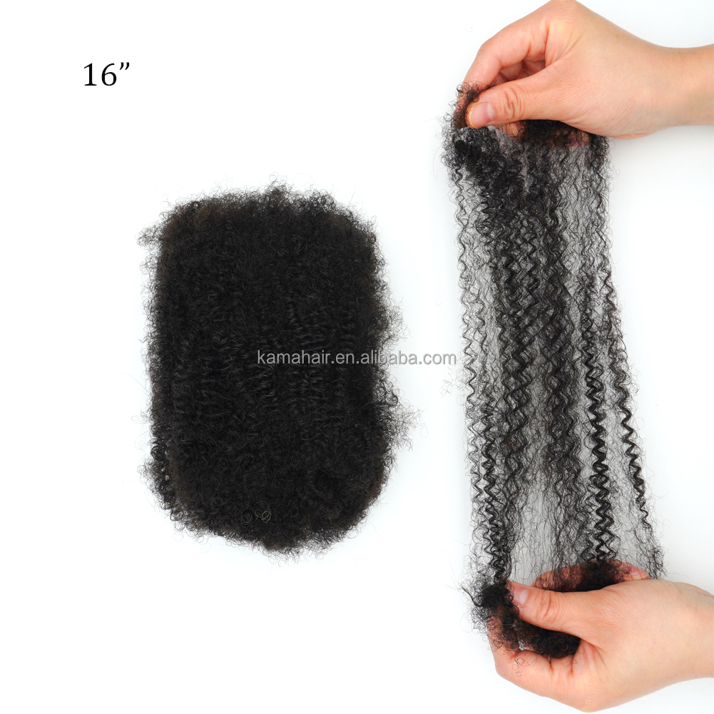 KAMA 100% Virgin Remy Brazilian Afro Kinky Bulk Hair for Dreadlocks-Natural Color High Quality Factory Wholesale Detail Section 6