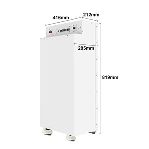 Kit de boîtier vertical 16S 48V 300Ah en métal pour batterie Lifepo4 48V DIY 280Ah 320Ah 330Ah avec BMS JK PB2A16S20P - Product Image 2