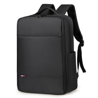 Sac à dos pour ordinateur portable professionnel de grande capacité avec logo personnalisé Accessoire d'ordinateur de bureau à la mode Fermeture à glissière en polyester Oxford étanche