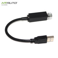 TECKZOOM-proyector LED Universal USB, lámpara ambiental de neón para techo de coche, luz Interior