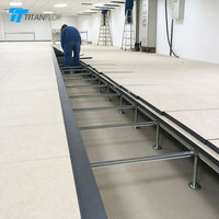 Plancher surélevé antistatique et étanche en sulfate de calcium Titan 600x600mm pour centre de données, salle informatique, salle de serveurs
