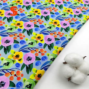 ผ้าป๊อปลินทอจากฝ้ายออร์แกนิก Liberty ลายพิมพ์ดอกไม้เรียบง่าย สำหรับชุดเดรสและชุดลำลองสำหรับเด็กผู้หญิง - Product Image 2