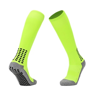 Chaussettes de sport professionnelles pour jeunes, mi-mollet, à compression, pour la course et le football, antidérapantes, respirantes, absorbant la transpiration, avec coussin en tissu éponge - Product Image 3