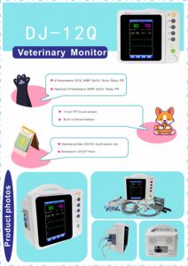 Moniteur <span class=keywords><strong>d</strong></span>'<span class=keywords><strong>échographie</strong></span> vétérinaire portable, multi-paramètres, pour la surveillance des signes vitaux des chiens, des chats, du bétail et plus encore - Product Image 6