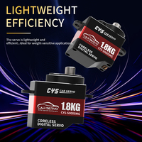CYS S0005-03 Mini Servo Léger 10g à Engrenages Métalliques 2kg.cm Réponse Ultra Rapide pour Pièces de Mise à Niveau de Direction de Voiture RC Mini Drift