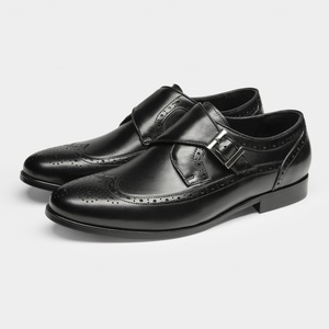 Zapatos de Cuero Clásicos para Caballero, Diseño con Hebilla de Alta Calidad, Estilo Británico, Zapatos Formales para Eventos - Product Image 2