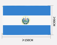 Drapeaux et bannières nationales pour l'événement mondial de football 2026, 3x5 pieds, 48 drapeaux de pays en stock, bannière de football personnalisée