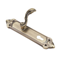 Offre Spéciale : Ensemble de Serrures de Porte Mécaniques en Aluminium avec Poignée Plaquée, Sécurité Renforcée pour Entrée, Poignées de Porte Intérieures Luxueuses