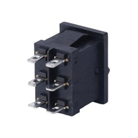 Interrupteur à bascule 12V pour voiture, type marin, étanche, bouton On/Off, 6 broches