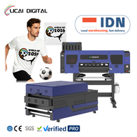 Imprimante jet d'encre DTF Fedar FD70-5, largeur 600 mm, système de circulation d'encre blanche, machine de transfert thermique haute performance pour vêtements et t-shirts