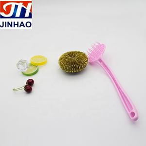 Nouvelle conception, brosse <span class=keywords><strong>de</strong></span> nettoyage <span class=keywords><strong>de</strong></span> vaisselle à pulvérisation <span class=keywords><strong>de</strong></span> cuisine durable à long manche avec tête interchangeable - Product Image 4