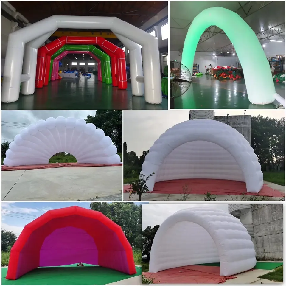 Logo kustom produk Model tiup luar ruangan besar promosi tampilan karakter tenda boneka desain cetak iklan tiup