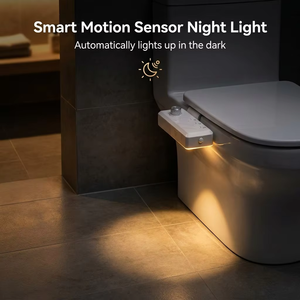 Inodoro Inteligente Autolimpiante Sin Electricidad con Bidé, Luz Nocturna y Presión Ajustable para Baño <span class=keywords><strong>de</strong></span> Hotel, Logotipo Personalizado OEM - Product Image 4
