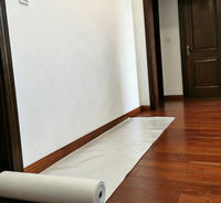 Tapis de protection non tissé auto-adhésif absorbant pour peinture, idéal pour la décoration, la peinture et la protection des escaliers (vente en gros)