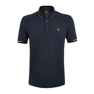 Polo <span class=keywords><strong>de</strong></span> golf à manches courtes brodé pour homme, personnalisé, confortable pour la peau, pour la <span class=keywords><strong>vie</strong></span> quotidienne, les occasions officielles ou décontractées - Product Image 3