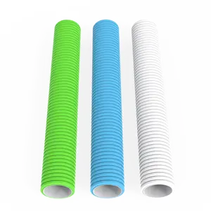 Flexible PE corrugated air duct HDPE Double-layer Corrugated Pipe Coil fresh air duct/exhaust ventilation pipe
