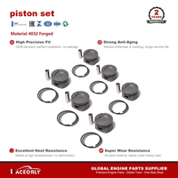 RACEORLY A2560302300 A2540300217 M256.925 2.5T 4032 Ensemble de pistons forgés 82.95mm STD pour Mercedes-Benz W167