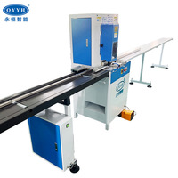 Machine de découpe CNC à double tête à 45 degrés pour la fabrication de cadres de grille en aluminium/ABS
