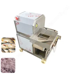 Mesin pengolah daging ikan otomatis, mesin pemisah daging ikan untuk dijual