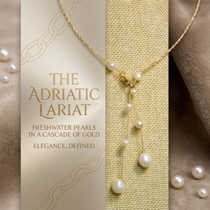 <span class=keywords><strong>Collana</strong></span> di <span class=keywords><strong>Perle</strong></span> Viola Autentiche, Lussuosa per Occasioni Speciali, in Rame Puro Naturale Lucidato, Vestibilità Comoda, Catena Lunga - Product Image 1